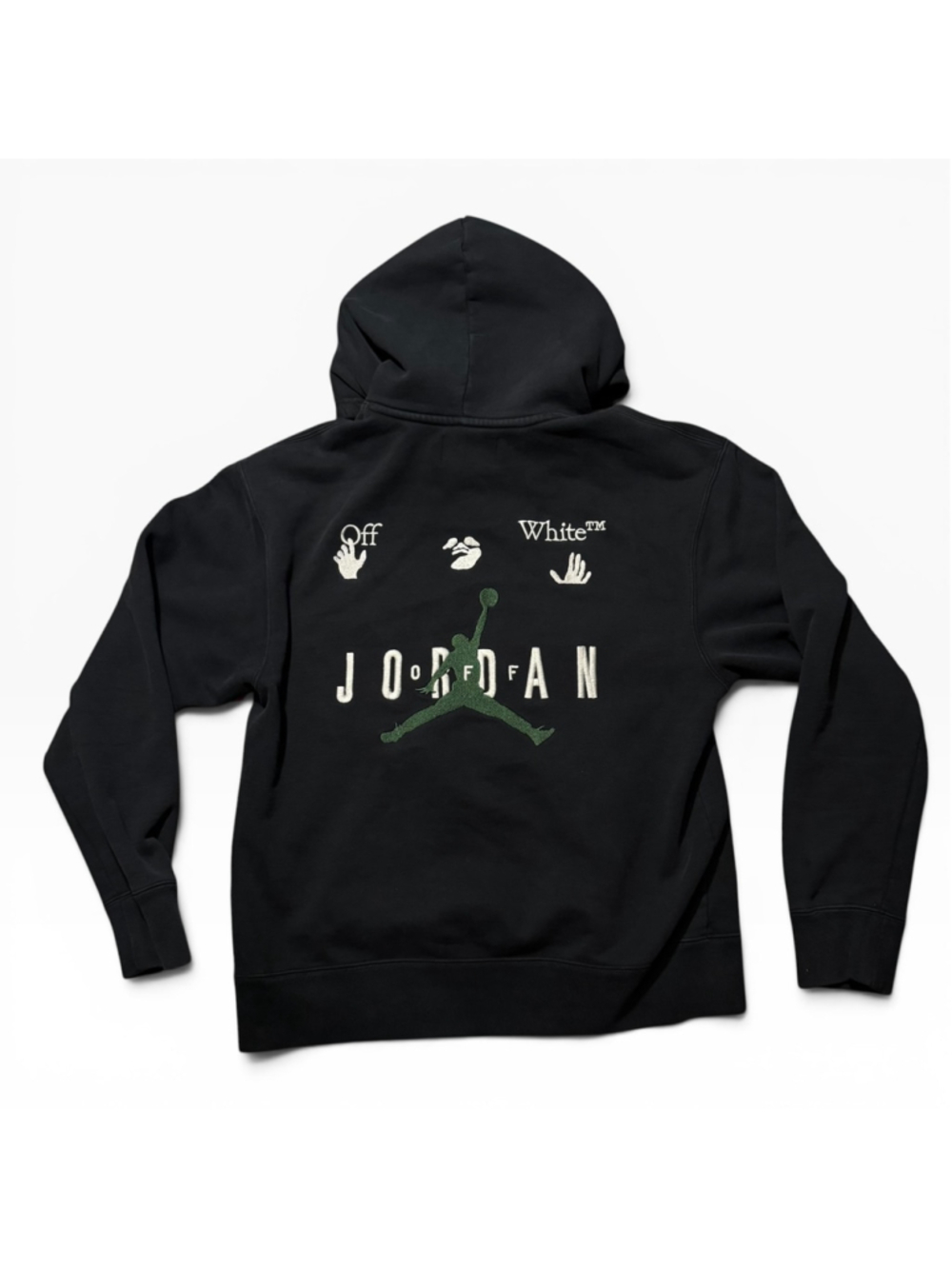 Nike Air Jordan x Off-White Collaboration Hoodie Size M